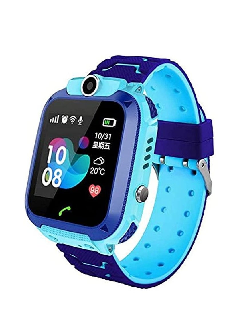 Waterproof Smart Watch For Kids Blue - Image 1