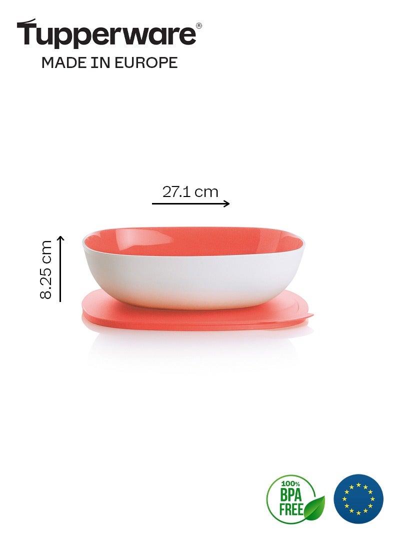 توبروير مرطبان تقديم أليجرا مربعة من تابروير - 2.5لتر أورانج - Image 3