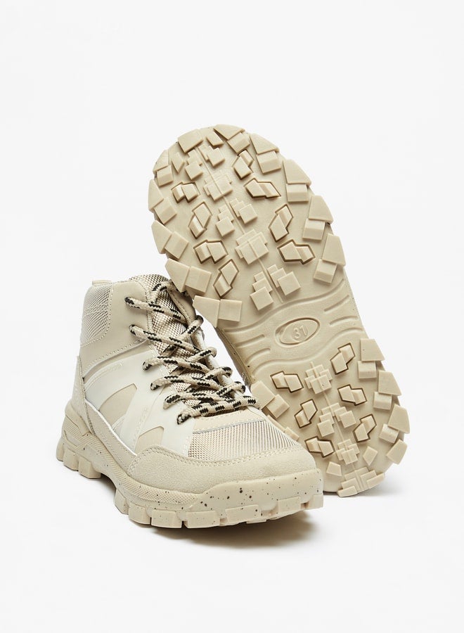 دوتشيني بوت أطفال مرتفع بسحاب وتصميم بارز - Image 4