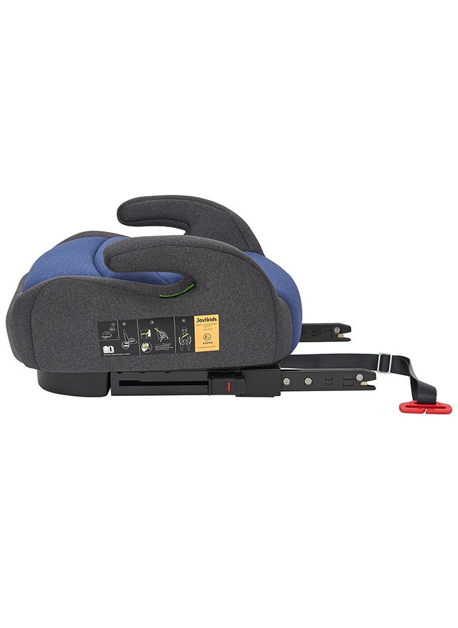 Jovikids Portable Car Ohho I-Size Booster Seat With ISOFIX, 125 - 150 CM (Group 2/3, 6-12 Years), ECE R129, Blue  - Image 2