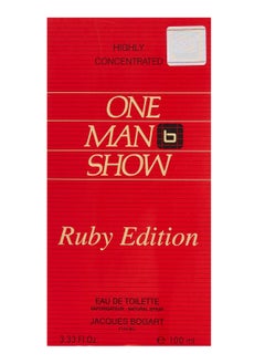 Jacques Bogart Ruby Edition One Man Show EDT 100ml  - Image 2