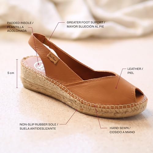 Toni Pons BERNIA-P - Women's wedge espadrilles in leather - Image 5