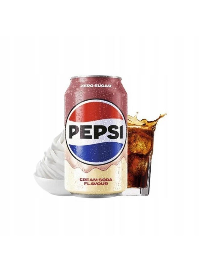 Pepsi Cream Soda Zero Sugar 330ml - Image 2
