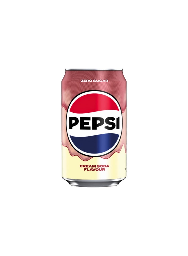 Pepsi Cream Soda Zero Sugar 330ml - Image 1