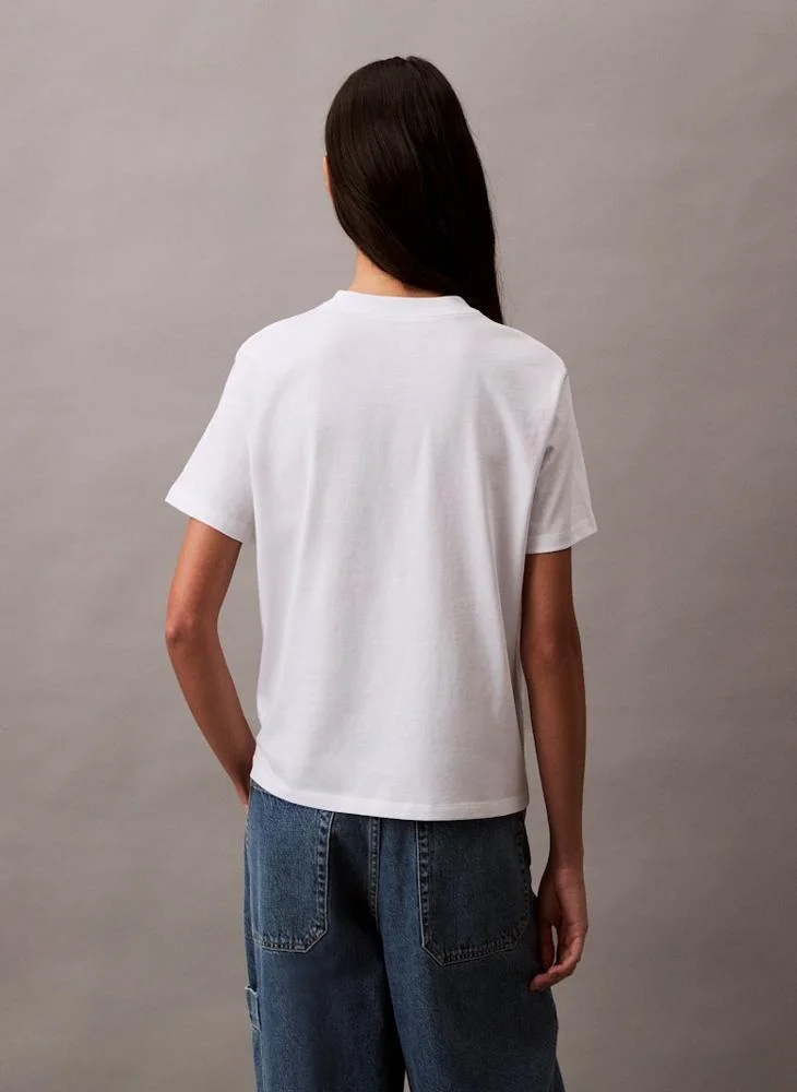 كالفن كلاين جينز Graphic Crew Neck T-shirt
