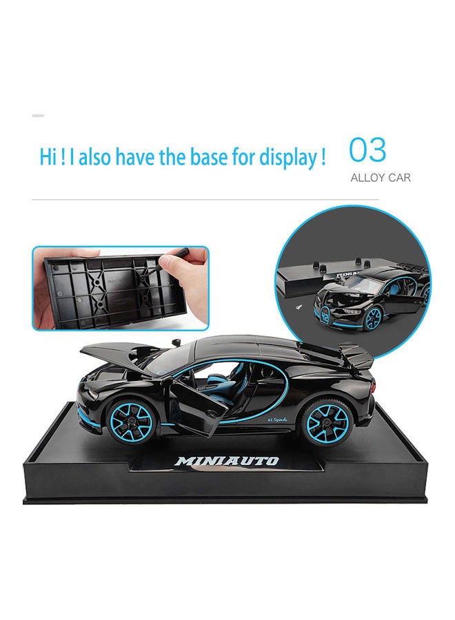 Bugatti Pull Back Car Model - Image 3