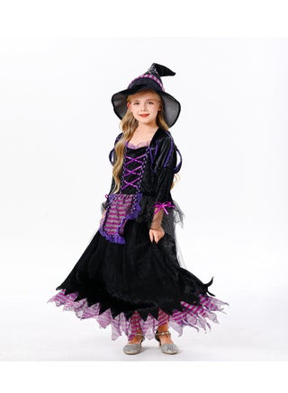 Halloween Costumes for Girls, Witch Costume,Fancy Dress up for Halloween Carnival Party Cosplay, Age 6-8 - pzsku/ZEC1262671E6F321FD96AZ/45/_/1727789670/f52fc136-68f1-43f8-8491-fc64d3878de3