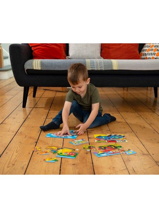 GALT Toys 4 Puzzles In A Box Vehicle Themed Multi Sized/Piece Puzzles Ages 3 Plus Years  - Image 4