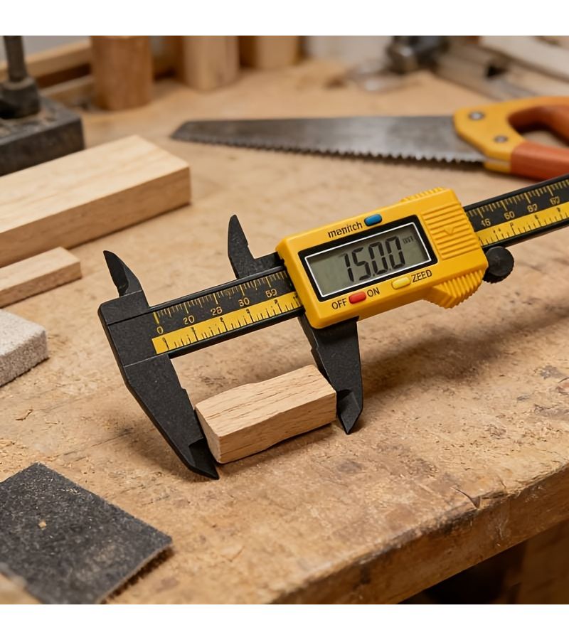 القدمة الرقمية 150 مم عالية الدقة A7 150Y مع صندوق متعددة الوظائف لقياس العمق - Image 3