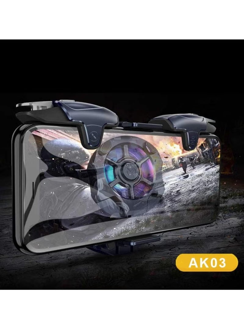 TIGER AK03 PUBG Mobile Controller | 25 Shots per Second, Mobile Gaming Controllers for PUBG, Fortnite, COD | Gaming Grip & Joysticks for Android & iOS Phones | Enhanced Precision & Speed - Image 4
