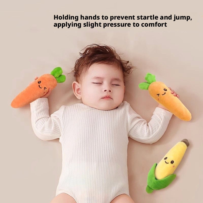Baby Plush Hand Ring Toys (Carrot, Banana, etc.) - Image 2