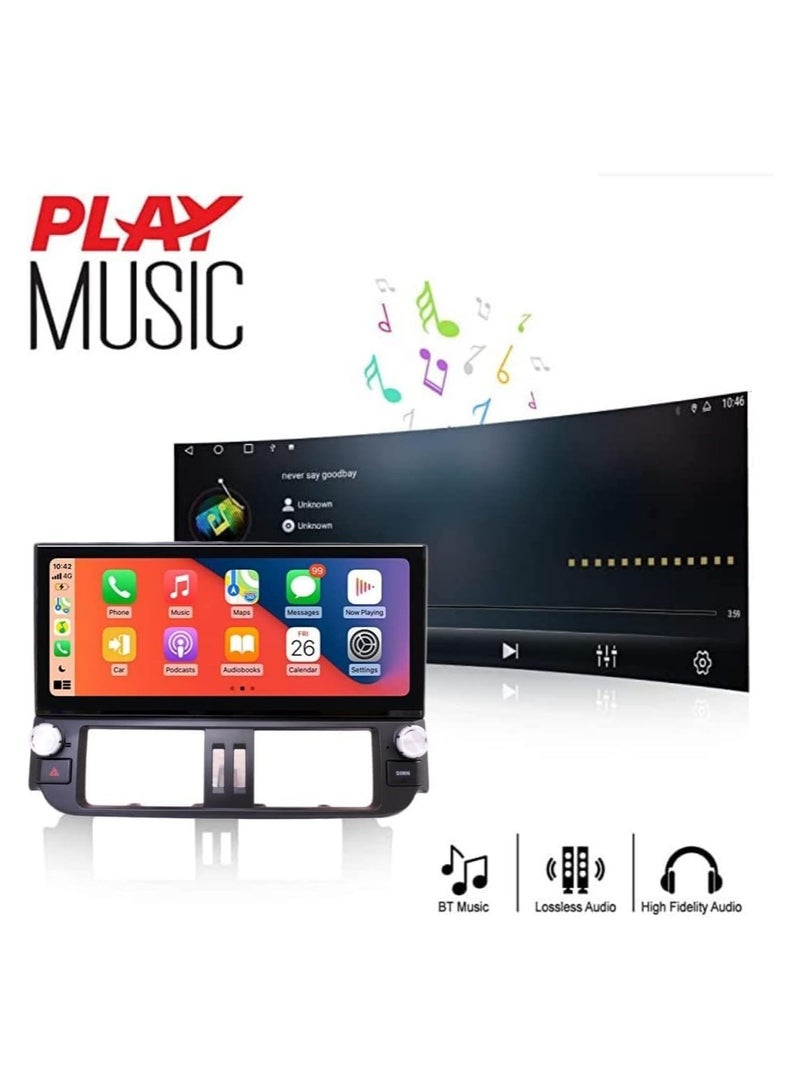SHEZA STAR Android Car Stereo for Toyota Prado 2010-2013 2GB RAM 32GB ROM Support Carplay, M-Link Wi-Fi BT, Radio GPS, 12.3 Inch IPS Touch Screen with AHD Camera Included - Image 5