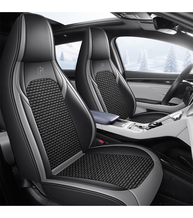 Faux Leather Car Seat Cover For Front Single Sports Seat Orange Easy To Clean Comfortable Universal Durable Breathable Easy Install Year Round Protection Premium Upgrade Interior - Image 4