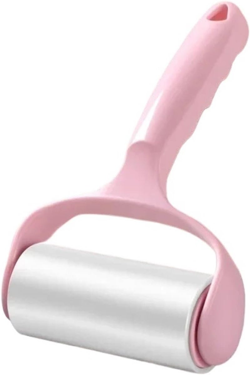 Snacko Portable Tearable Roll Paper Sticky Roller for Pet Hair & Dust Removal - Replaceable Cleaning Brush Tool for Clothes, Carpets, and More - Image 1