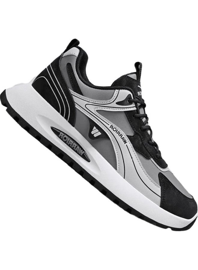 Pull Back Warrior Men'S Low-Top Sports Shoes J370C Dark Grey/Black/Light Grey Size 40 - Image 1