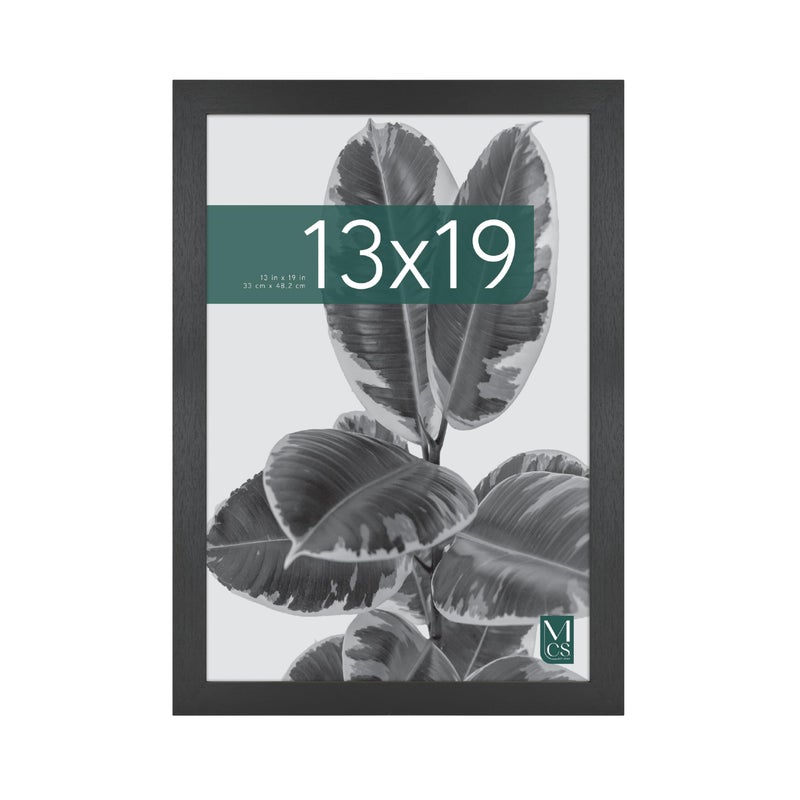 MCS Studio Gallery 13x19 Picture Frame Black Woodgrain Rectangle Photo Frame for Photos Posters  Art Prints 1Pack