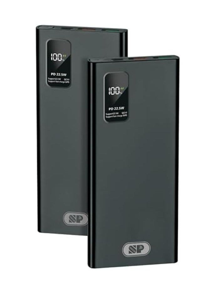 iSNUP Portable ISNUP MODEL 010057 Power Bank 10000mAh with USB-C, Micro-USB, and Dual USB Outputs for Efficient Charging - Image 1