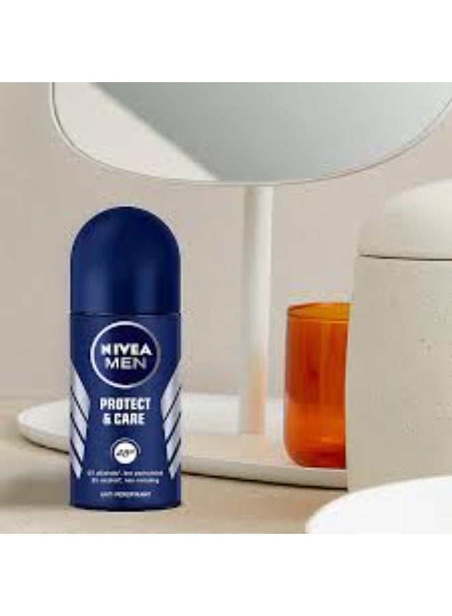 نيفيا مزيل عرق رول أون من نيفيا للرجال بروتيكت آند كير ٥٠ مل - Image 3