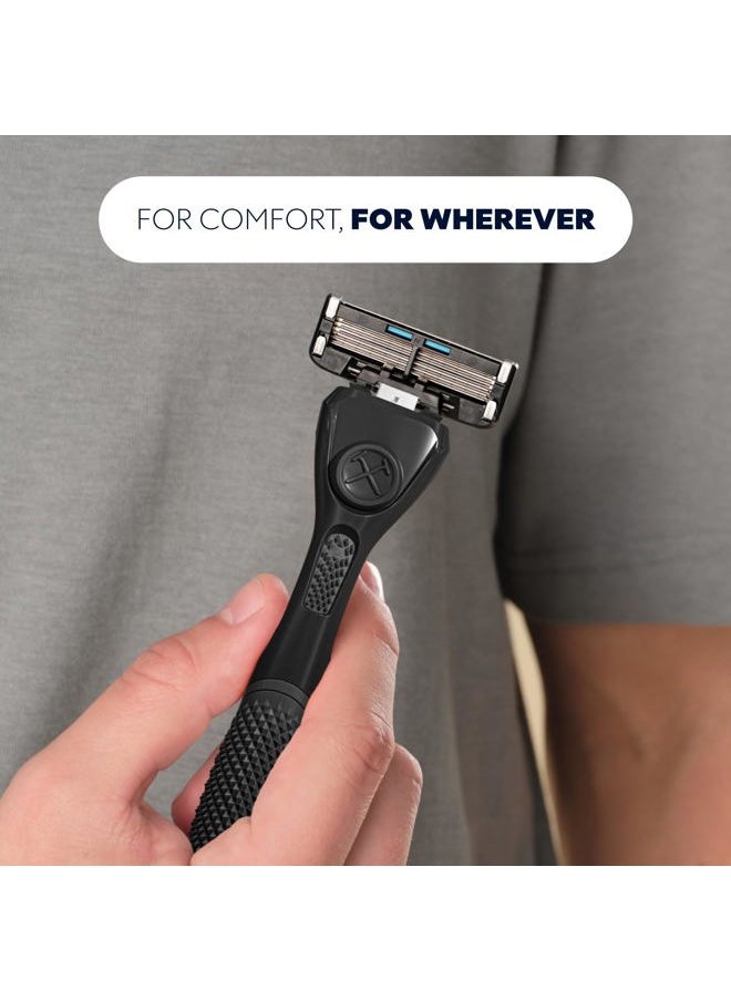 DOLLAR SHAVE CLUB 4 Blade Razor Refills (16 Pack) | Swift Rinse Blades for Longer and Thicker Hair  - Image 5