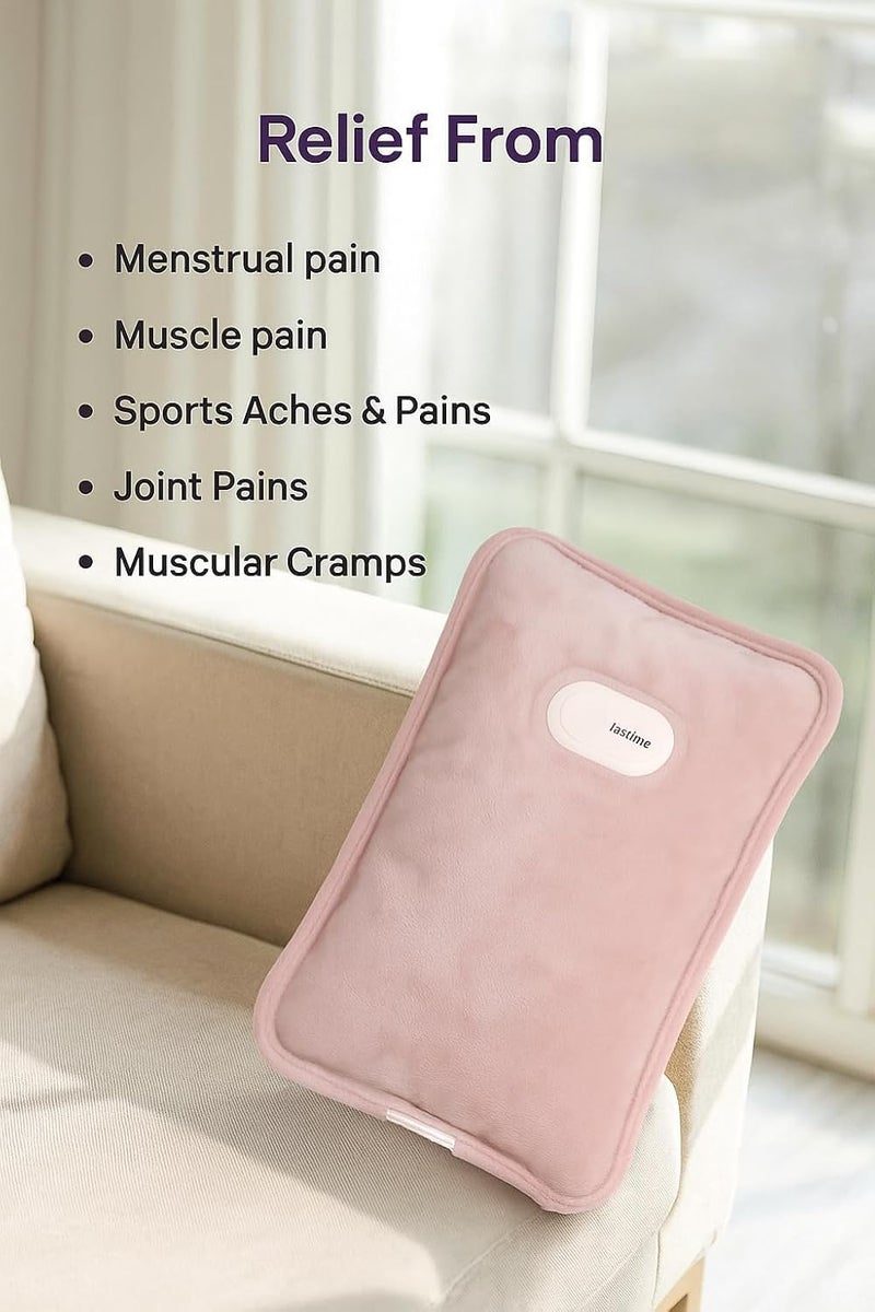 Brand Conquer Electric Heating Water Bag for Pain Relief Electric Heating Pad-Heat Pouch Hot Water Bottle Dual Insulation Silicon Hot Water Bag 6 Layers Heating Pad With For Pain Relief - Image 4