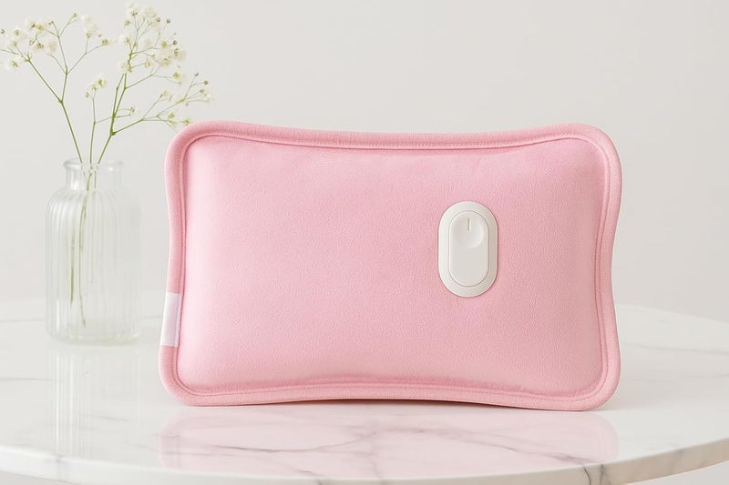 Brand Conquer Electric Heating Water Bag for Pain Relief Electric Heating Pad-Heat Pouch Hot Water Bottle Dual Insulation Silicon Hot Water Bag 6 Layers Heating Pad With For Pain Relief - Image 3