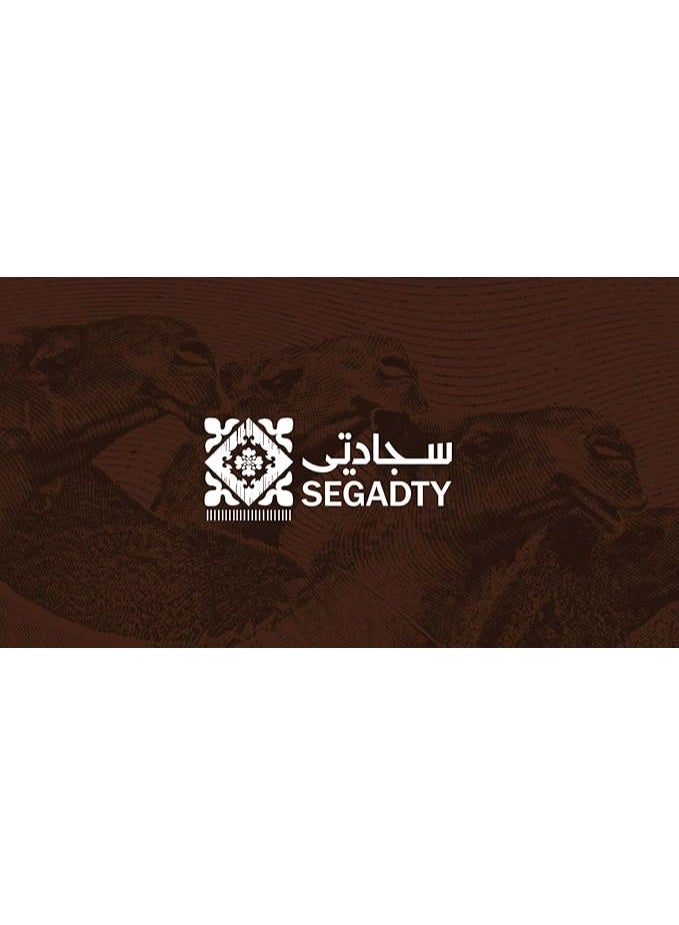 سجادتي سجادة صلاة فاخرة بتصميم باب الكعبة، ناعمة ومبطنة وغير قابلة للانزلاق، سجادة صلاة فاخرة باللون الأسود مقاس 70×110 سم للمنزل أو المسجد أو السفر - Image 2