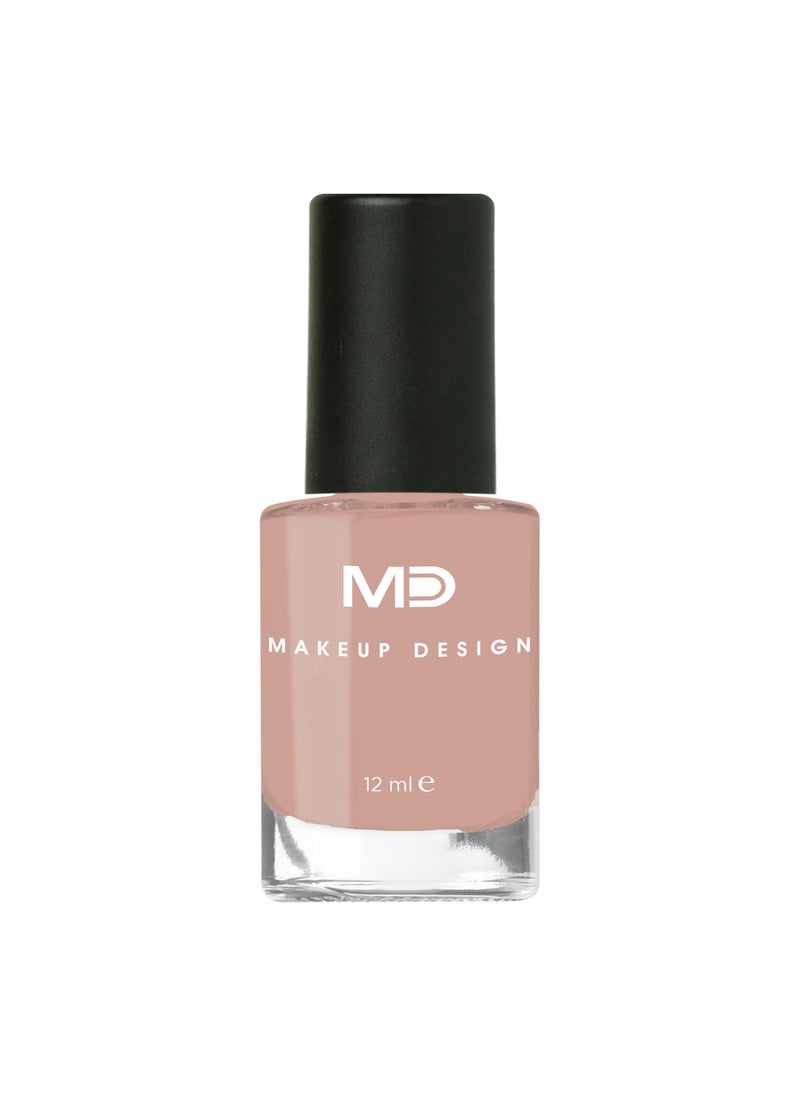 MD MAKE UP DESIGN MD European Nail Polish BABY PINK, Apricot 280, 12 ml  - Image 1