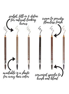 Zuzu Luxe ZUZU LUXE Cream Brow Pencil (Fig - Brunette), Effortlessy sculpt and define eyebrows, natural finish, creamy formula. Natural, Paraben Free, Vegan, Gluten-free,Cruelty-free, Non GMO, 0.044 oz.  - Image 4