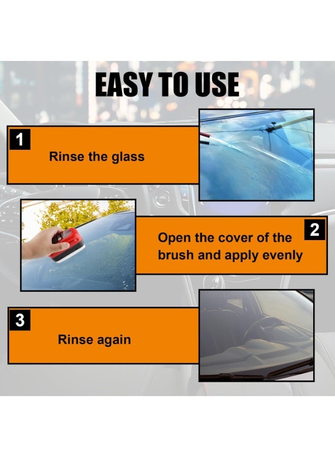 Automotive Oil Film Cleaning Brush,Glass Oil Film Remover Water-Resistant Window Cleaning Tool for Enhanced Visibility, Universal Fit for Cars/Trucks/SUV (1 PCS) - Image 4