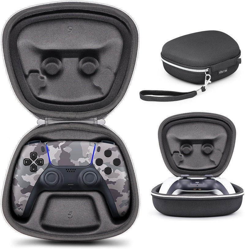 sisma Carry Case Compatible with PS5 DualSense Wireless Controller, PlayStation 5 Controller Travel Protective Case Home Safekeeping Storage Bag - Image 1