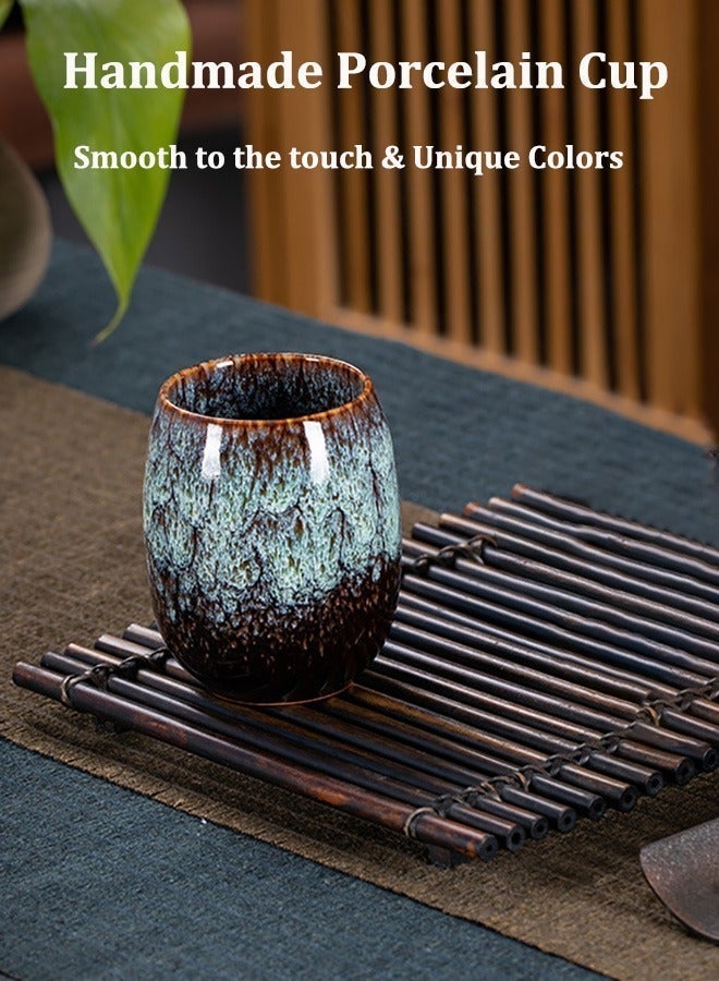 4 قطع اكواب سيراميك من أكواب الشاي الخزفية مع صندوق هدايا مجموعة أكواب قهوة إسبريسو مزدوجة الجدران مجموعة أكواب شاي من البورسلين مجموعة أكواب ماتي كوب سيراميك اكواب اسبريسو كوب قهوه سيراميك - Image 5