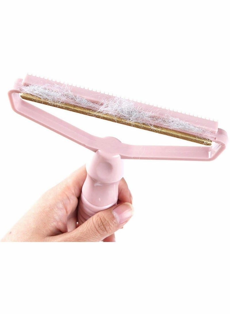 طقم لفة شفاف محمولة للملابس والأقمشة، 2 عبوة مزيل الوبر لتنظيف الفو fluff بسهولة - Image 4