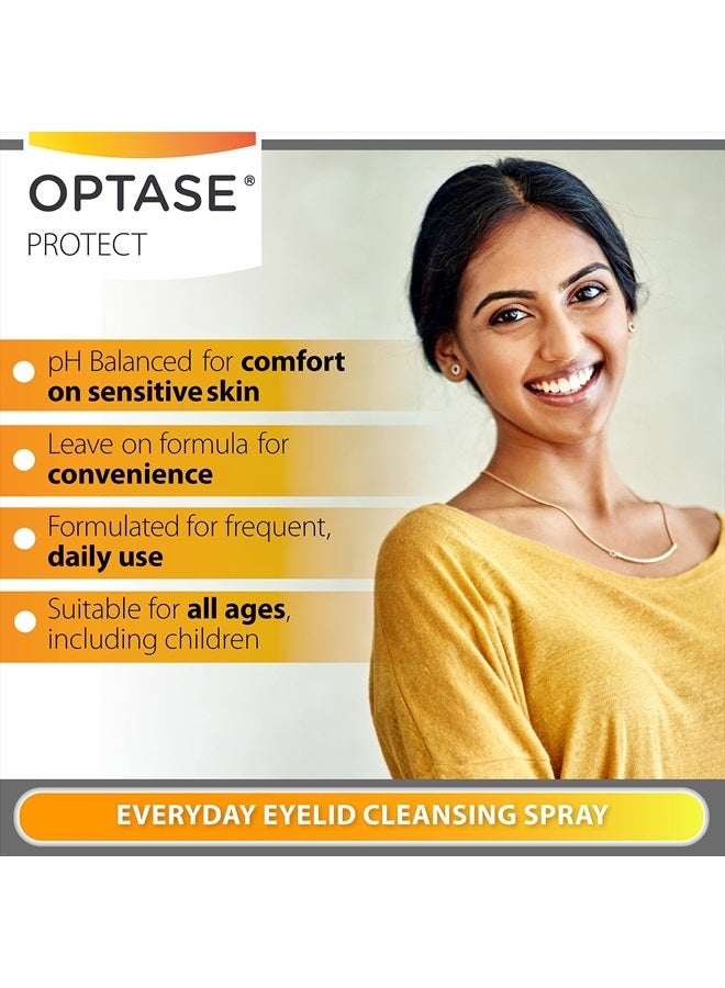 Optase Protect Eyelid Cleansing Spray - Hypochlorous Acid Spray for Daily Protection - Eye Lid Cleaning Spray for Dry Eye, Blepharitis, and Stye Treatment - Hypochlorous Acid Eyelid Cleanser - 100 ml - Image 4