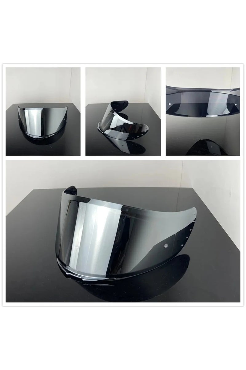 واقي فضي لخوذة MT-V-14 للدراجات النارية من طراز MT فقط، متوافق مع طرازات RAPID وRAPID PRO وBLADE