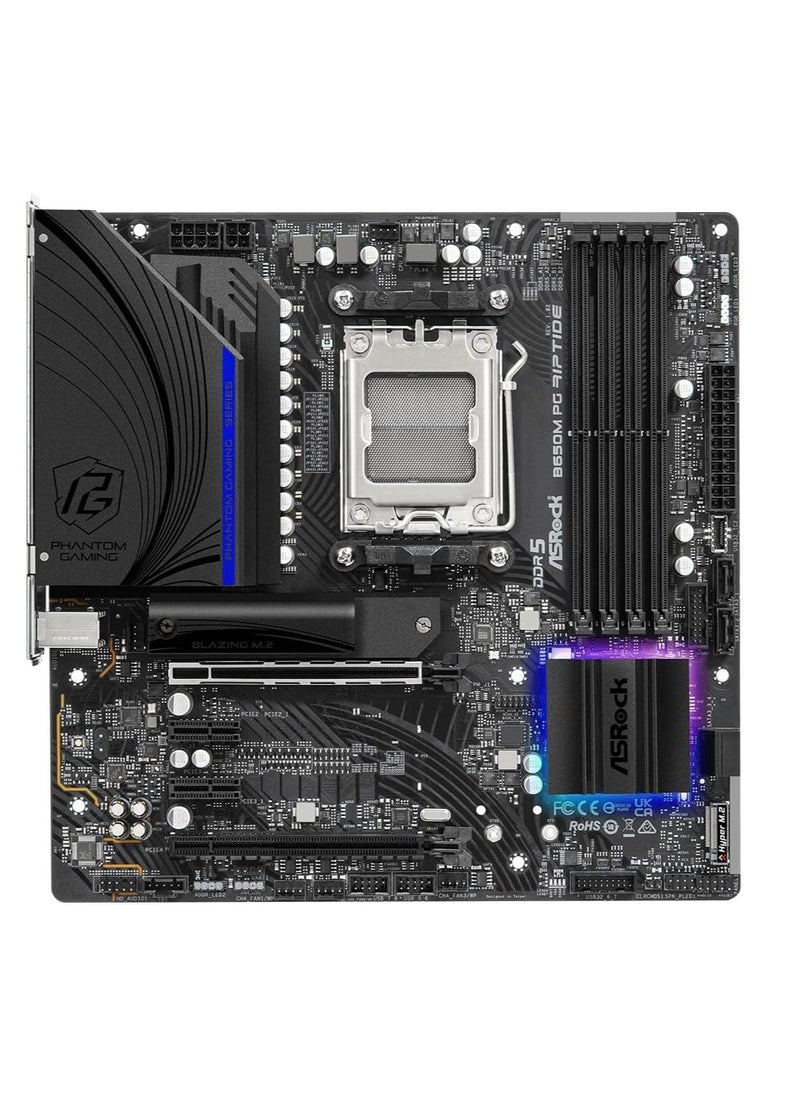 ASRock - ASRock B650M PG Riptide AMD Ryzen 7000 Series Processors Motherboard - Image 1