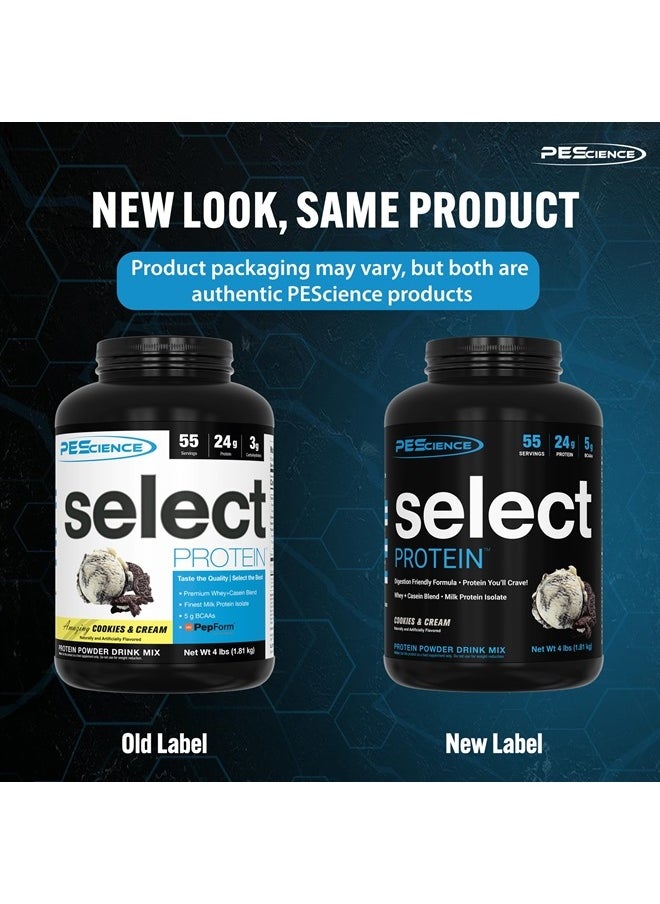 PEScience - Select Protein, Cookies and Cream, 27 Serving, Premium Whey and Casein Blend - Image 1