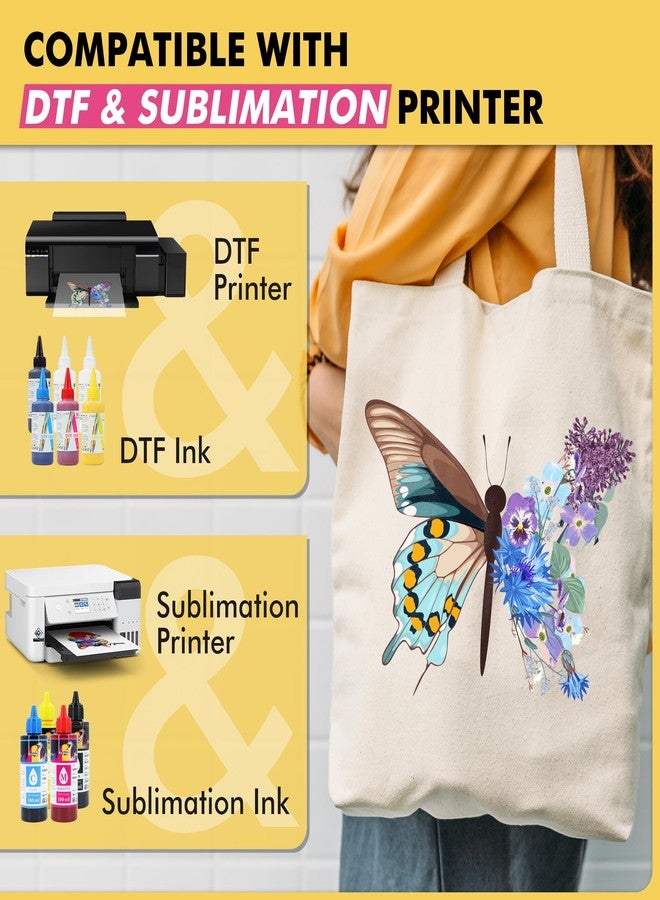 Koala Paper DTF Transfer Film 8.5 x 11 Inch, 50 Sheets for DTF and Sublimation Inkjet Printers, Direct to Film Printing on All Fabrics - Image 4