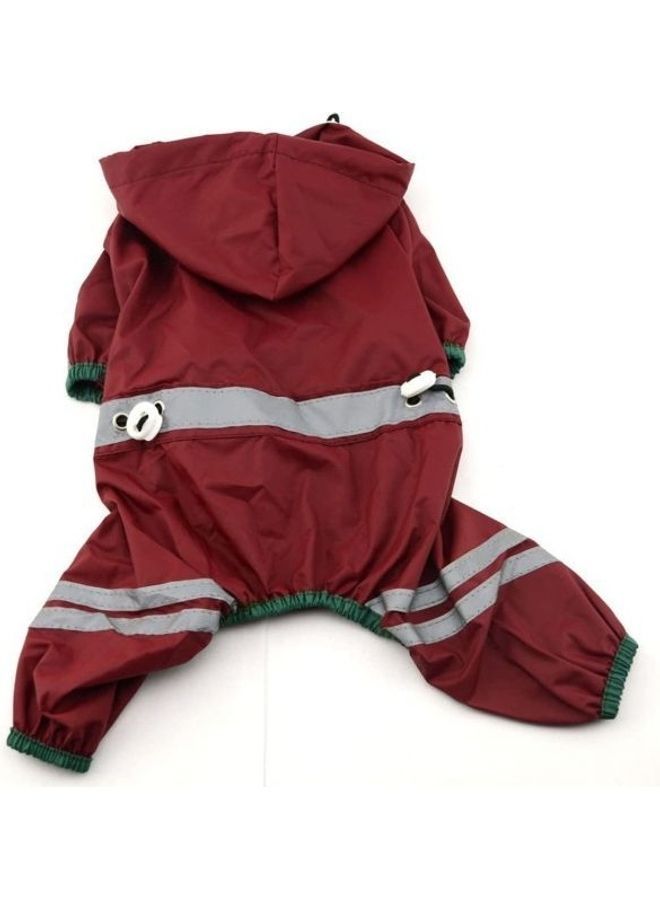NIBEMINENT Dog Jumper Coats Winter Small Pet Cat Puppy Sweaters Red/Grey 30cm - Image 2