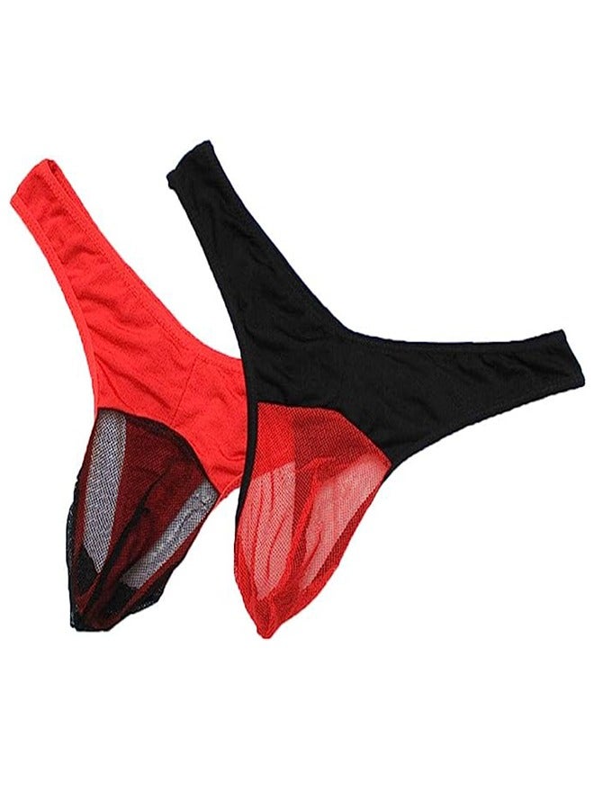 2 Pcs Men Briefs Set wear Comfortable Underwear Anti-bacterial Breathable Waist Body Shaper Underpants Panty Slimming Elastic Nightly Honeymoon Evening Hot Panty  - Image 1