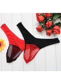 Generic 2 Pcs Men Briefs Set wear Comfortable Underwear Anti-bacterial Breathable Waist Body Shaper Underpants Panty Slimming Elastic Nightly Honeymoon Evening Hot Panty  - Image 2