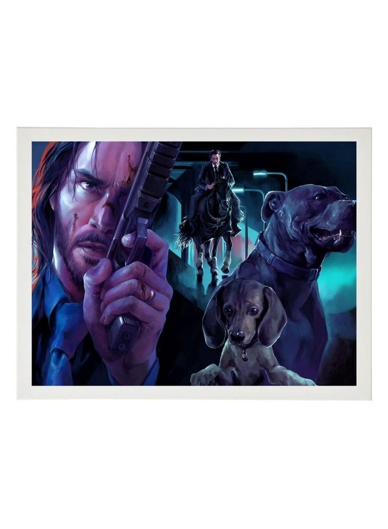 RKN Wall Art Poster Frame John Wick 21X30 cm - Image 2