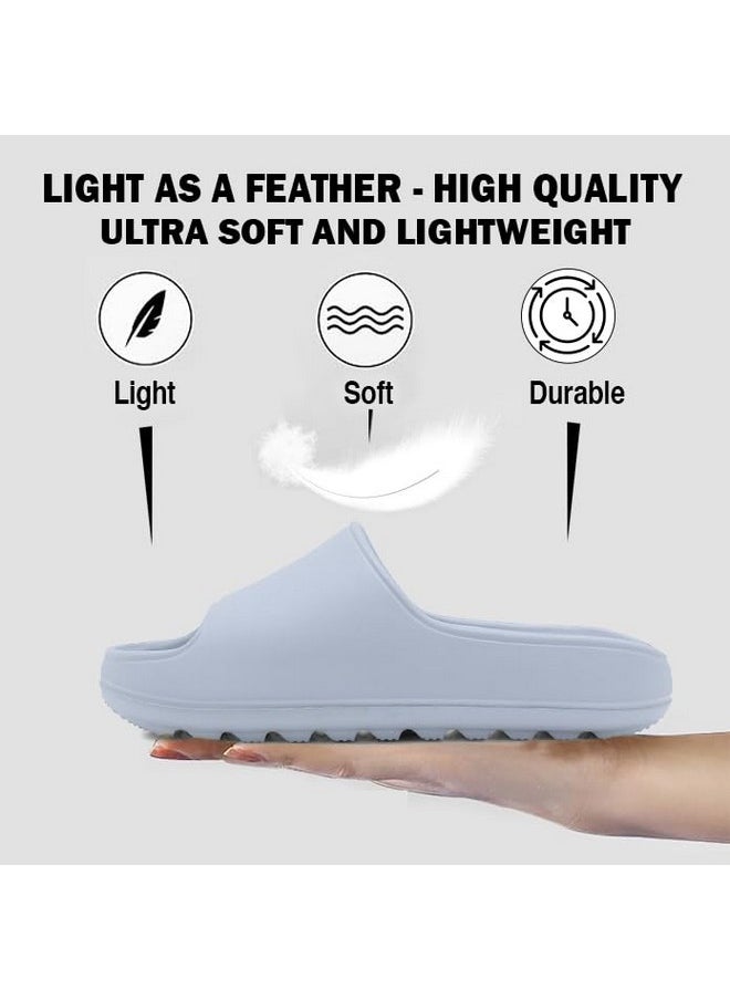 DOCTOR EXTRA SOFT - DOCTOR EXTRA SOFT Women's Classic Ultra Soft Sliders/Slippers With Cushion Footbed For Adult|Comfortable&Light Weight| Stylish&Anti-Skid| Waterproof&Everyday Flip Flops For Ladies/Girls D-508,Grey - Image 1