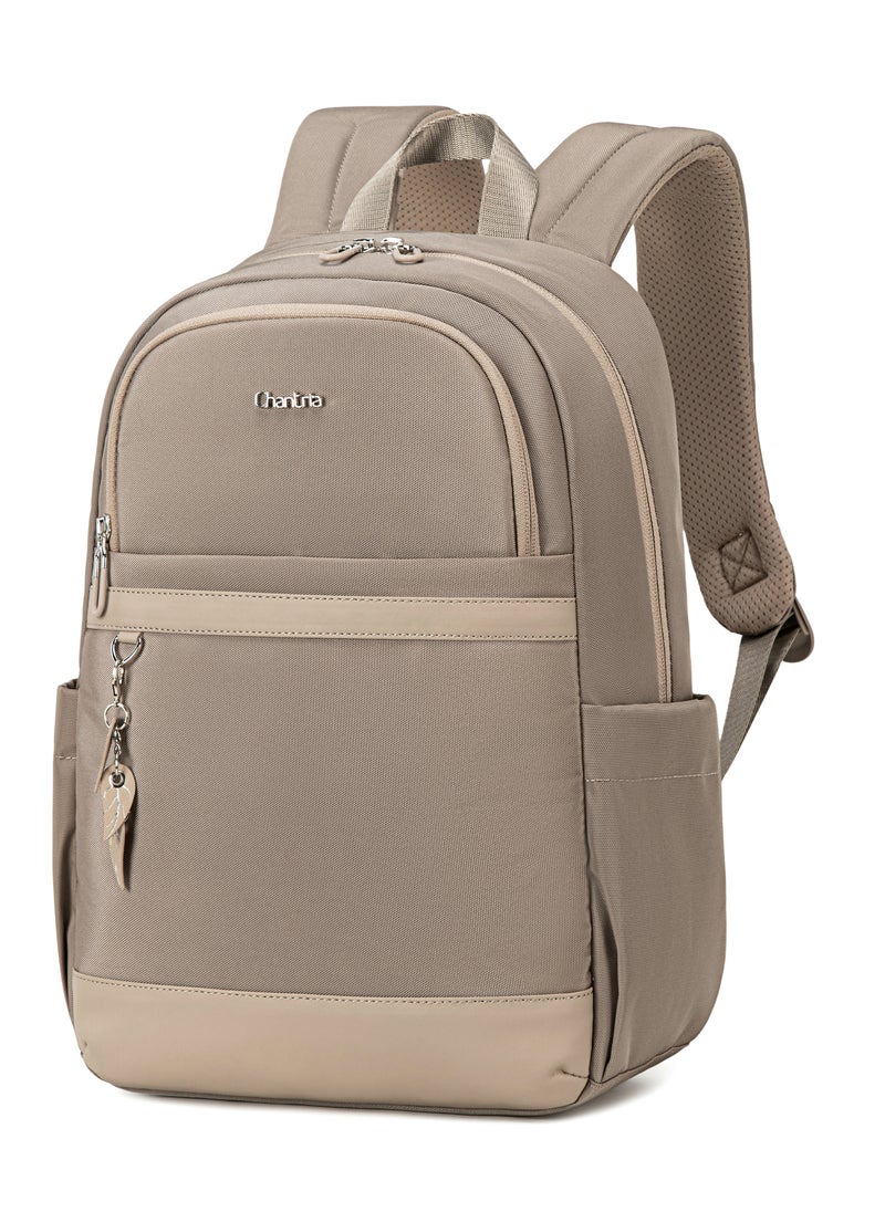 Chantria Durable Premium Laptop Backpack Water-Resistant Multifunctional Anti-Theft Daypack for Casual/Travel/School/College, CB00648-Khaki  - Image 1