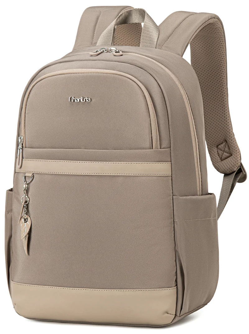 Chantria Durable Premium Laptop Backpack Water-Resistant Multifunctional Anti-Theft Daypack for Casual/Travel/School/College, CB00648, Khaki