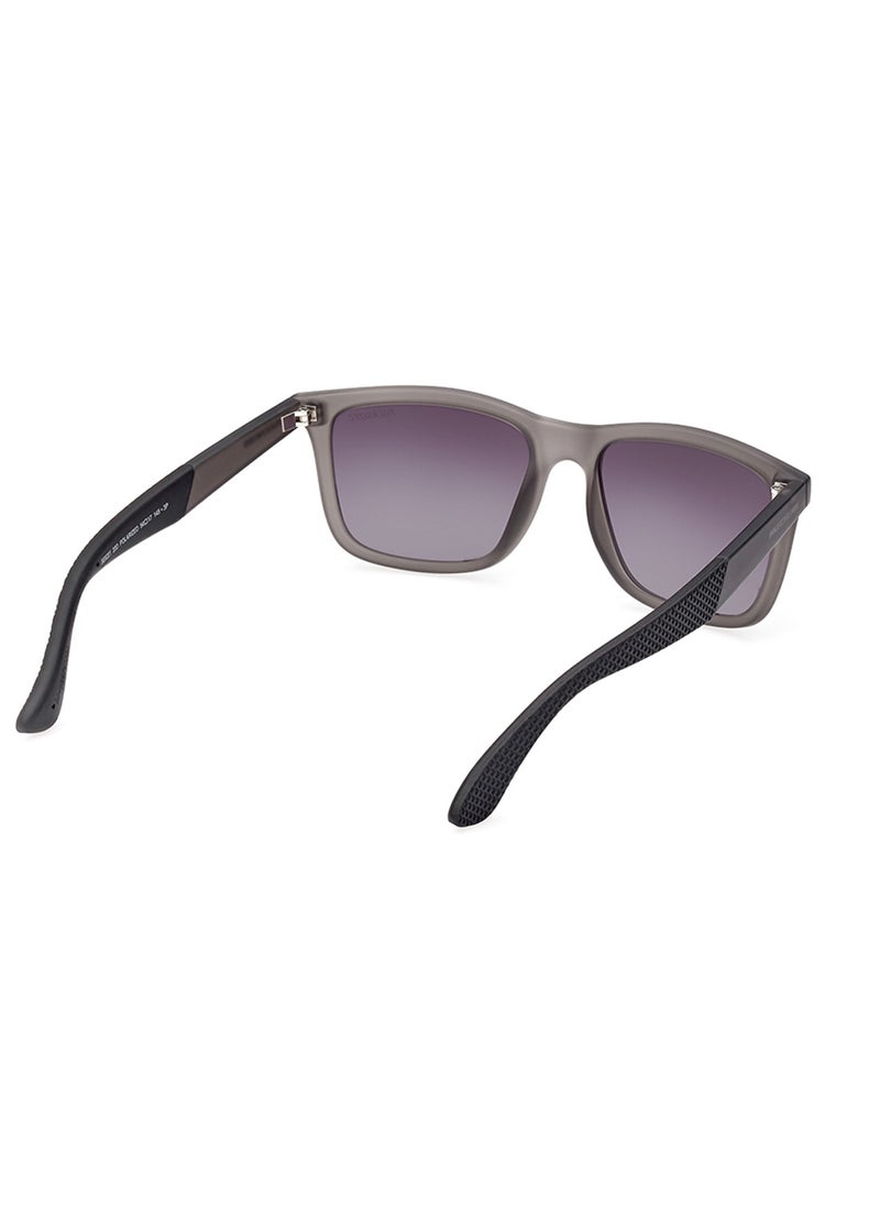 Men's Polarized Rectangular Shape Sunglasses - SE622120D54 - Lens Size: 54 Mm