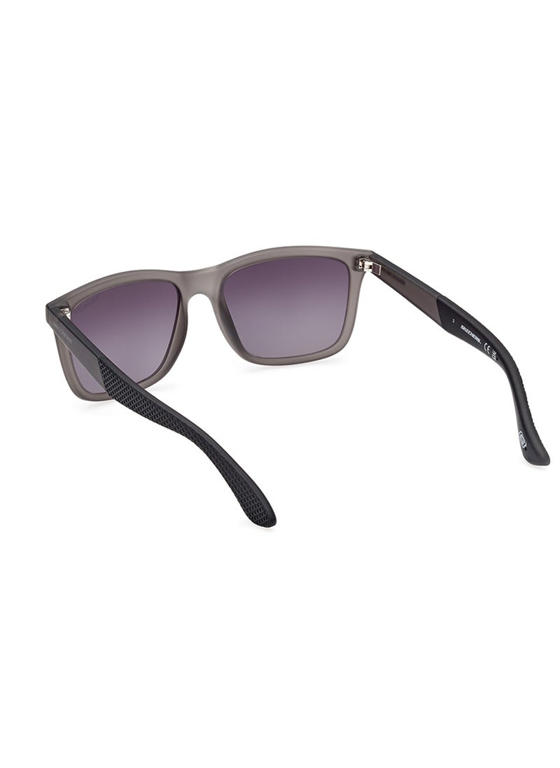 Men's Polarized Rectangular Shape Sunglasses - SE622120D54 - Lens Size: 54 Mm