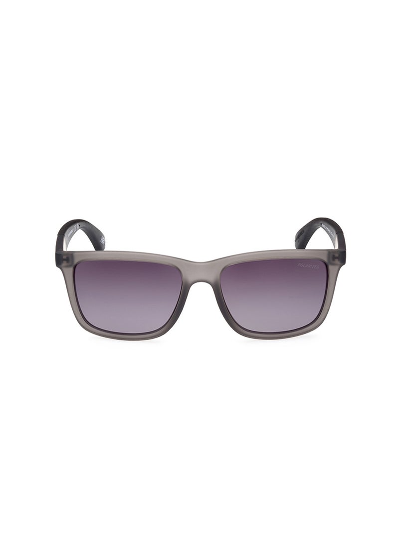 Men's Polarized Rectangular Shape Sunglasses - SE622120D54 - Lens Size: 54 Mm