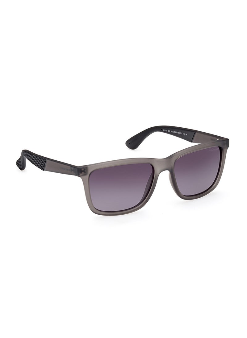 Men's Polarized Rectangular Shape Sunglasses - SE622120D54 - Lens Size: 54 Mm