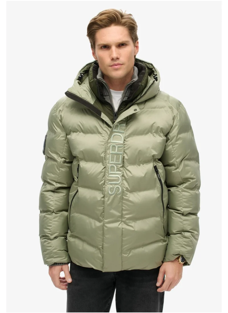 سوبر دراي HOODED CITY GRAPHIC PUFFER JKT