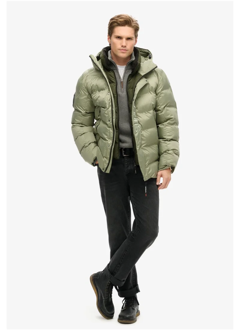 سوبر دراي HOODED CITY GRAPHIC PUFFER JKT